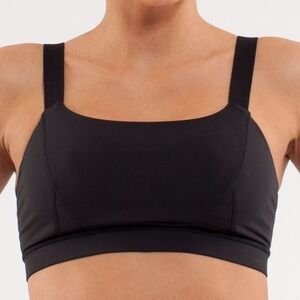 Lululemon Sports Bra Adjust Me Adjustable Convertible Strap Black Size 8